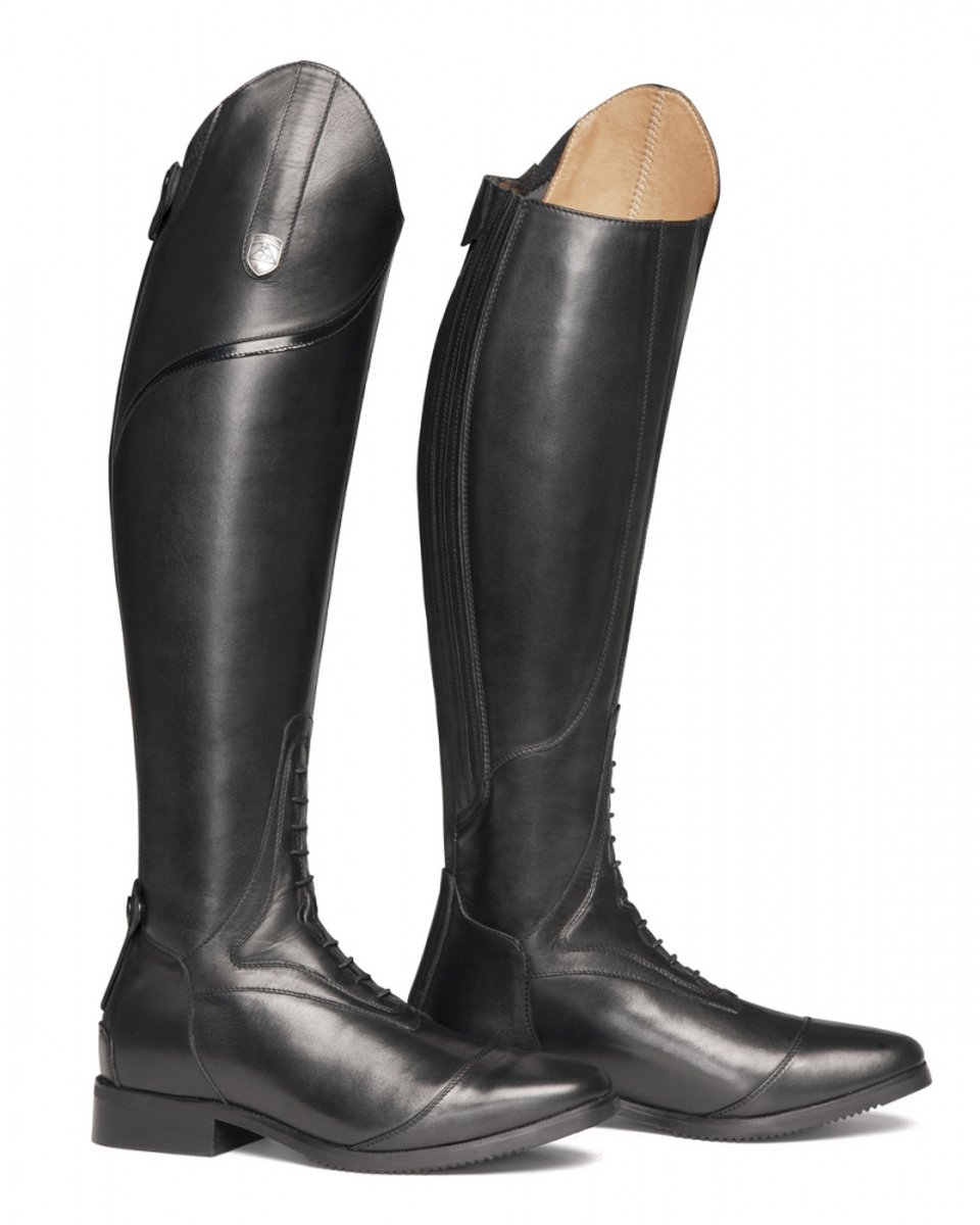 Mountain Horse Sovereign High Rider rijlaarzen - Black - Short - Wide - 40