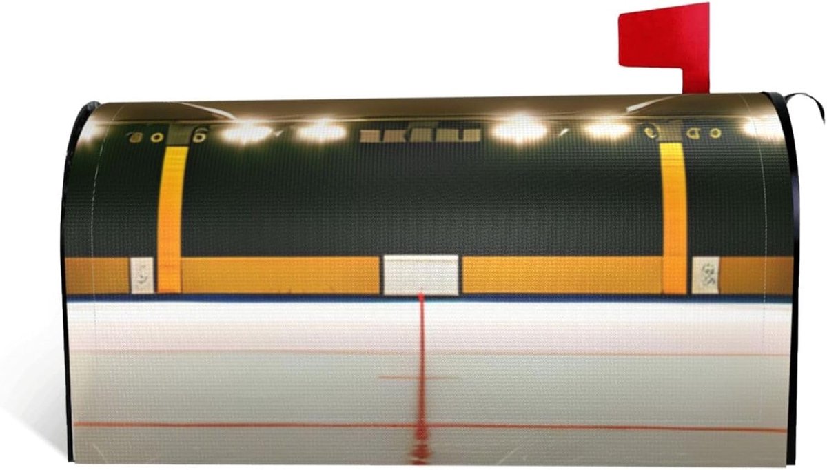 Brievenbushoes - Brievenbusdecoratie - Buiten versieren - Spatwaterdicht Oxford - 53 x 46 cm - Hockey