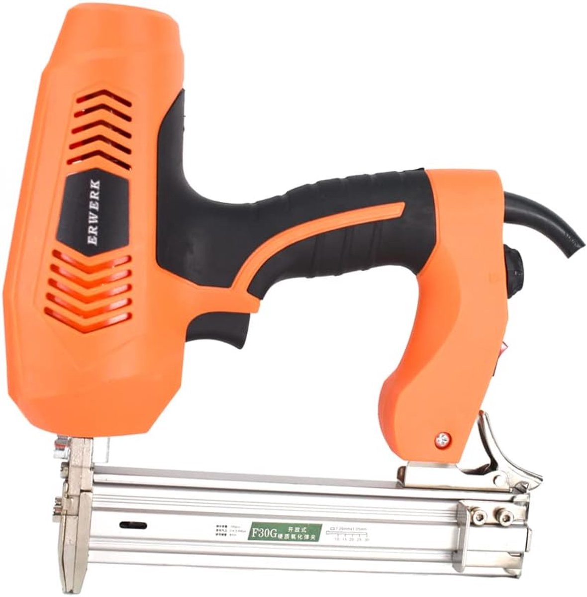 Elektrisch Tacker - Nietpistool - Meubels Maken - Met 300 Spijkers - 220V - Oranje