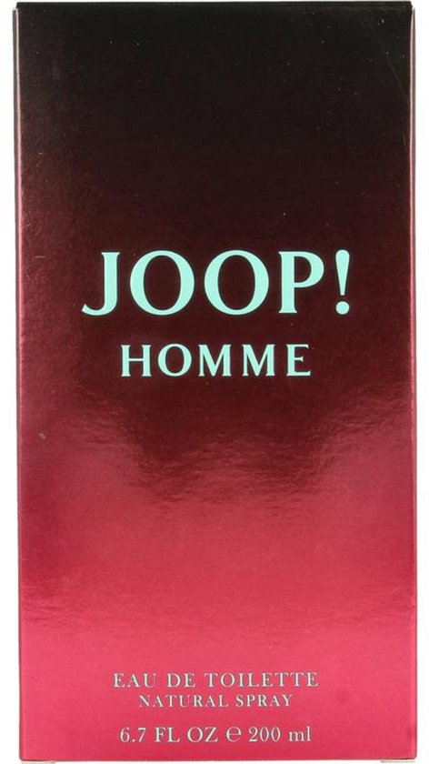 Joop! Homme Eau de Toilette voor heren - Sensuele geur met kruidige noten - 200 ml