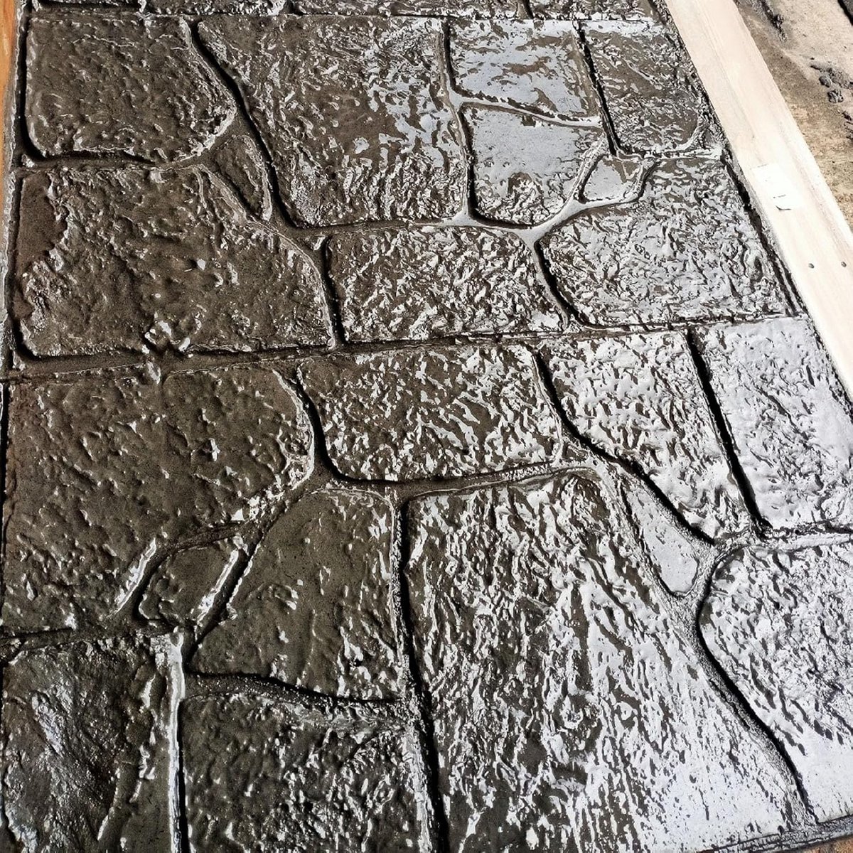 Beton Stempel Vormen - Decoratie Mallen - Patio Tuinweg - Realistische Steen Texturen - 73 x 40 cm - Rood