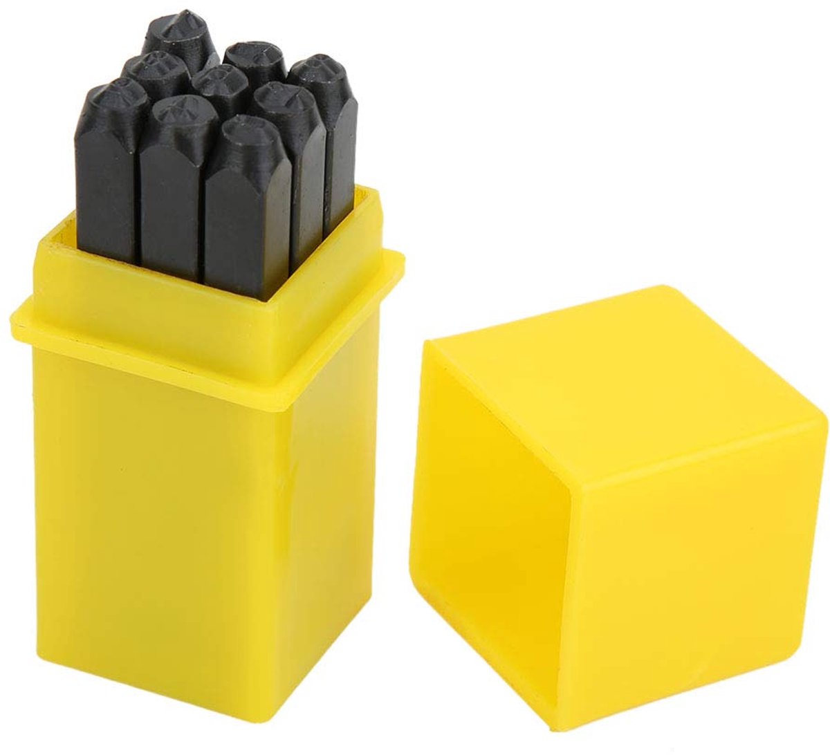 Ponsletters heavy duty alfabet-nummerponsgereedschapset - A tot Z en 0 tot 9 - duurzaam materiaal - ShopVlot