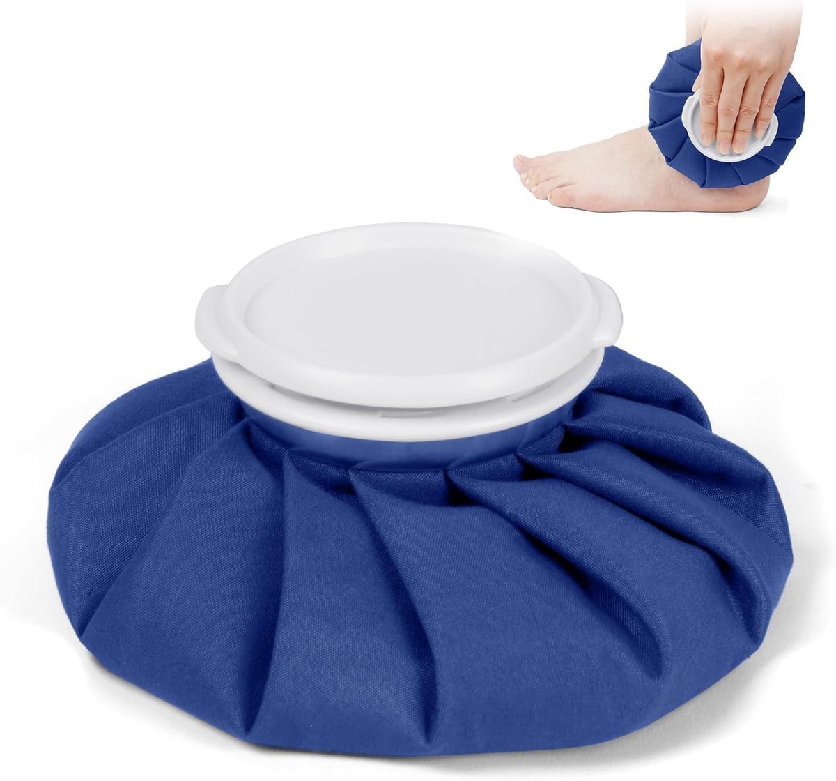 Ice Bag voor Blessures - Herbruikbare Koude en Warme Kompres voor Pijnverlichting, Lekvrij en Ademend, 15 cm
