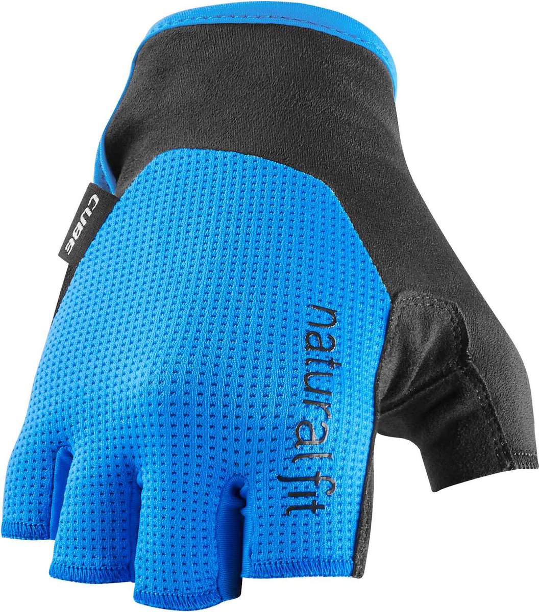 CUBE GLOVES SHORT FINGER X NF BLACK/BLUE