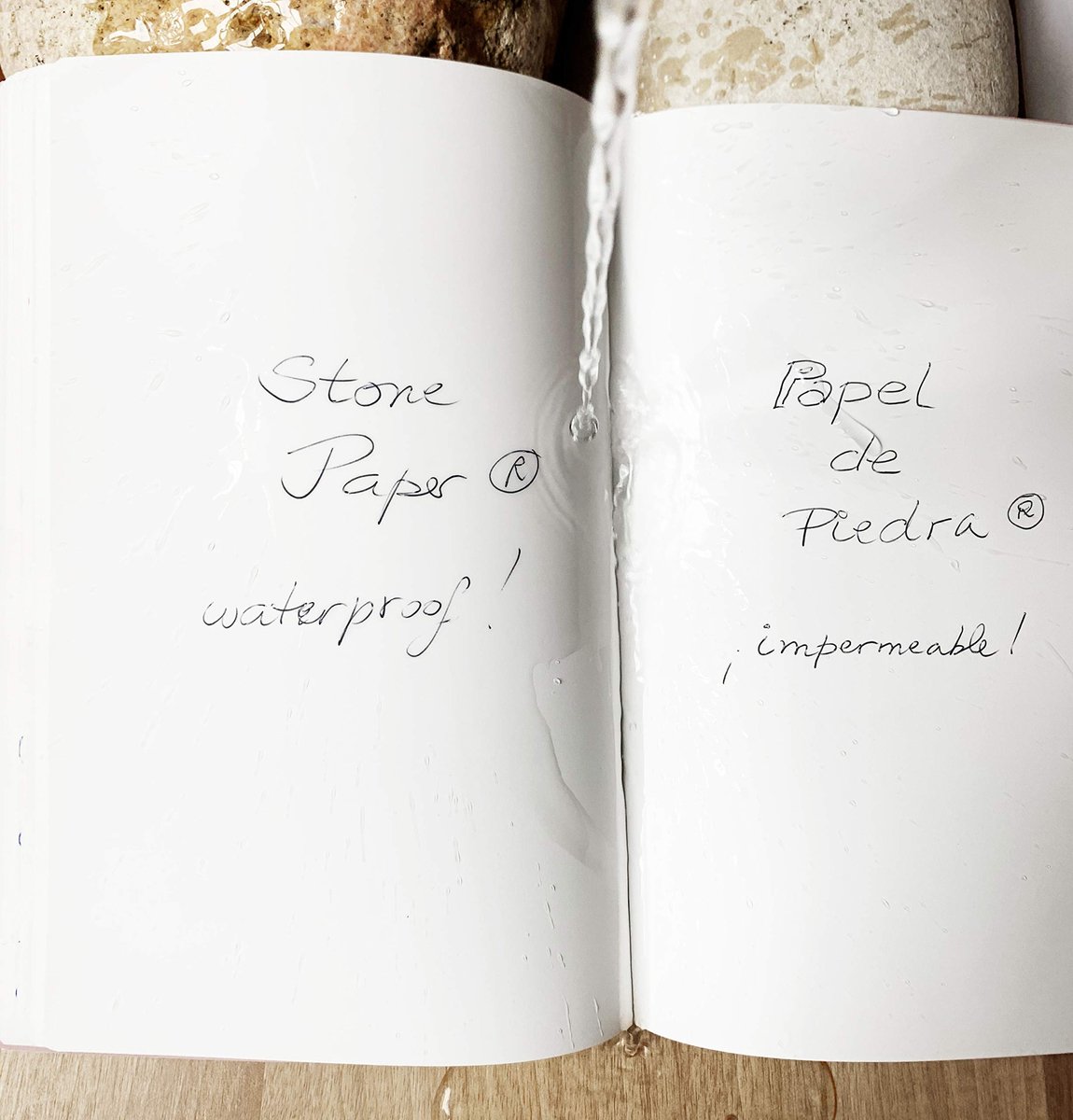 A5-notitieboek - waterdicht - grijs - ideaal voor onderweg - ShopVlot