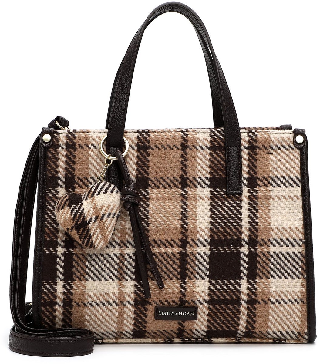 EMILY & NOAH Shopper E&N Levinia ( 65903 ) - Dames handtassen - brown 200