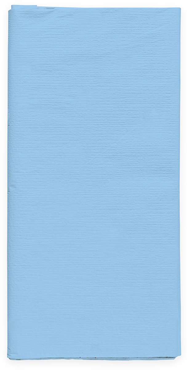 Papieren Tafelkleed 120x180cm - Lichtblauw - Feestartikelen