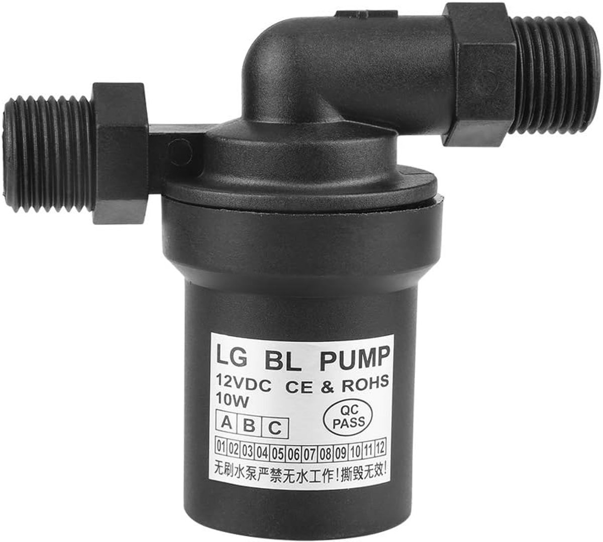 DC 12V 10W Solar Water Pump, Brushless Circulation Pump for Thermal Water Circulation Systems, High Temperature - ShopVlot