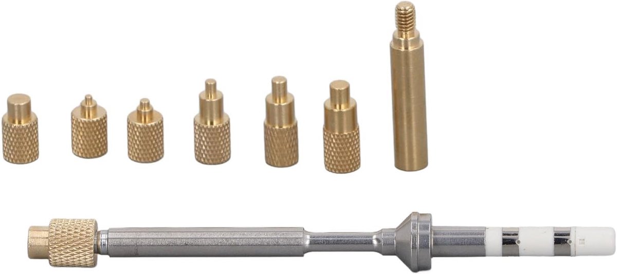 TS100 TS101 Soldering Iron Tips, M2 M2.5 M3 M4 M5 M6 M7 M8 Heat Set Insert Tips for 3D Printer Accessories, Brass - ShopVlot