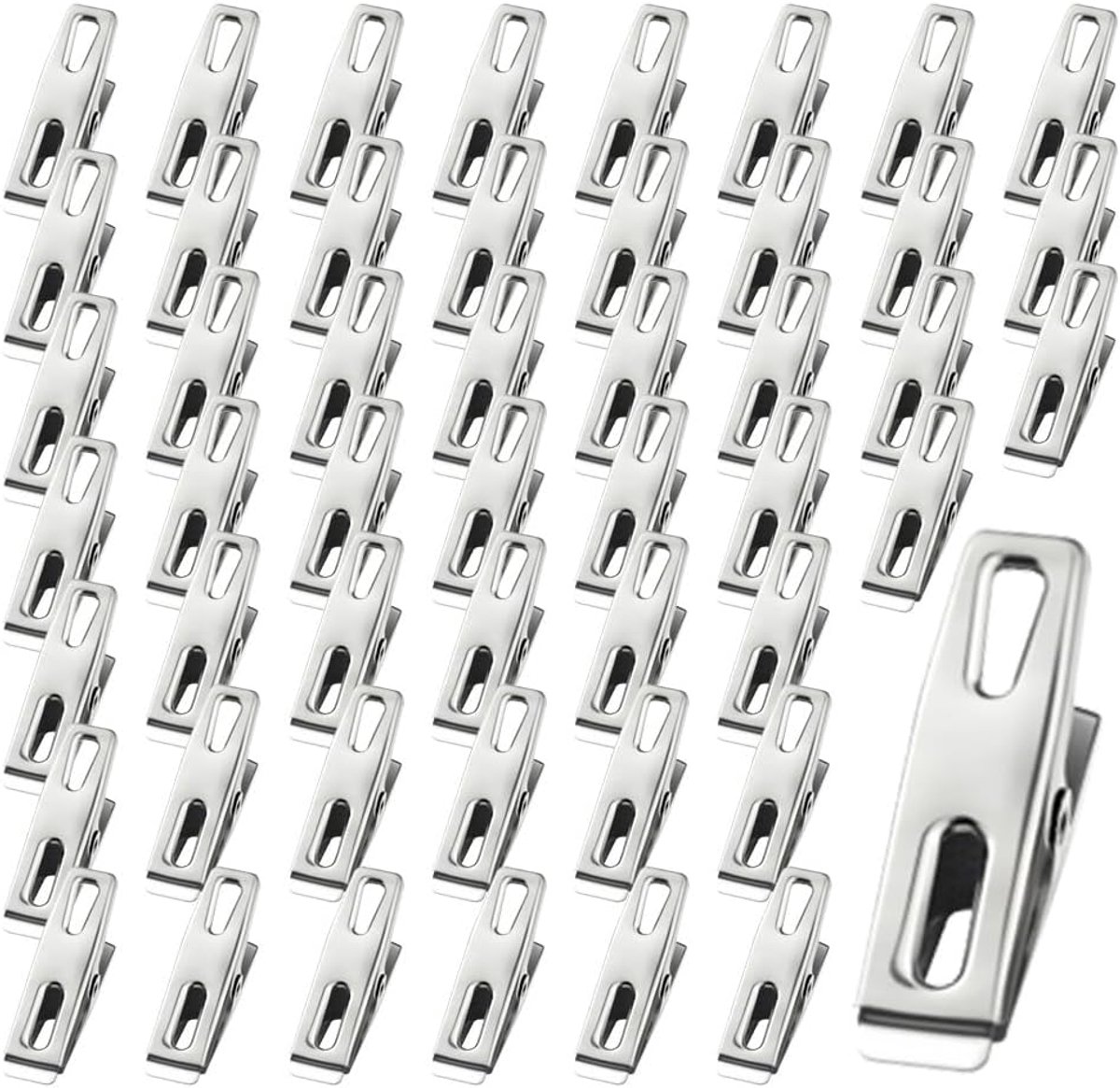 SnelShoppen - 50 Stuks Kledingknijpers, Grote Kledingclips, Handdoekclips, Strandhanddoekclips, Voor Kleding, Sokken, Handdoeken, Dunne Lakens, Broeke