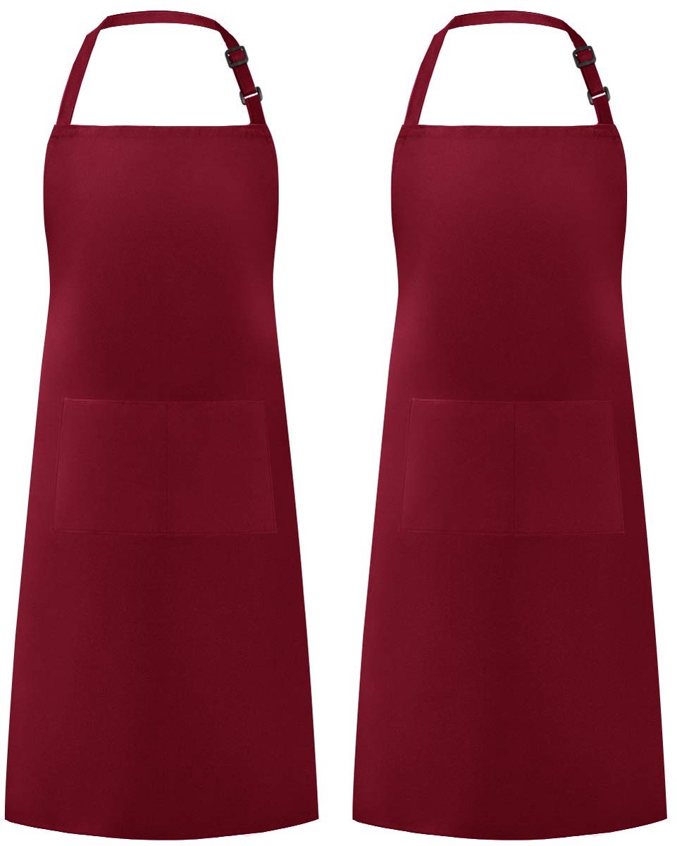 Koken schorten 2-pack - verstelbaar - waterdruppelbestendig - ideaal voor de keuken - ShopVlot