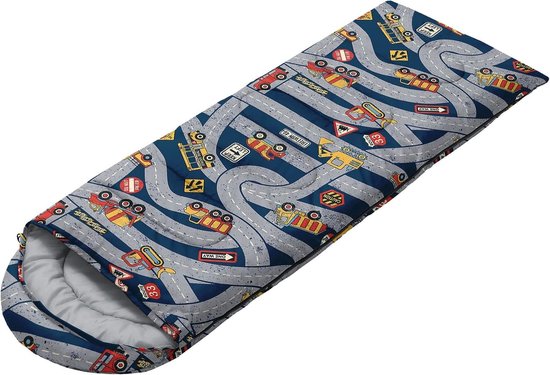 Warm en Waterdicht Mummyslaapzak voor Jongens en Meisjes, Ideaal voor Kamperen, Wandelen en Buitenactiviteiten met Compressiezak — afbeelding 3