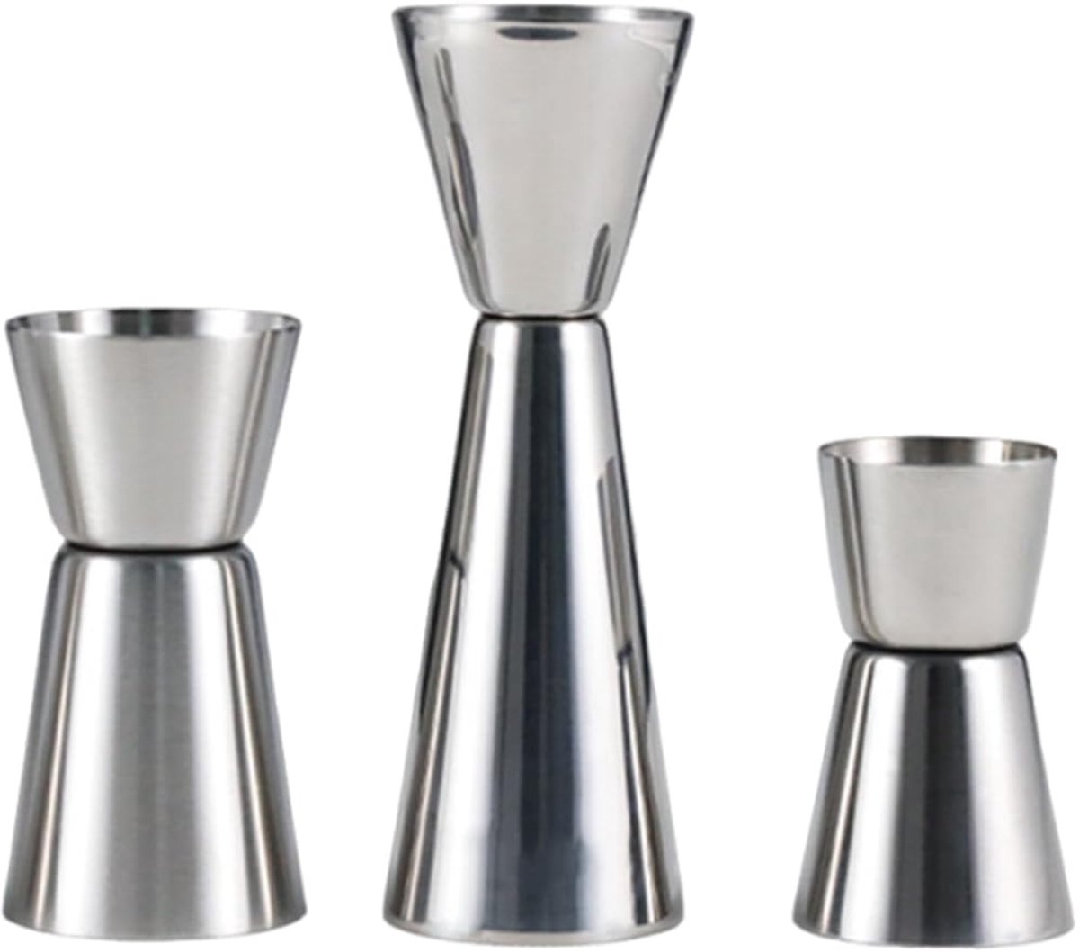 Cocktaildoseerder 3-delig - roestvrij staal - nauwkeurig - ideaal voor bars en feesten - ShopVlot