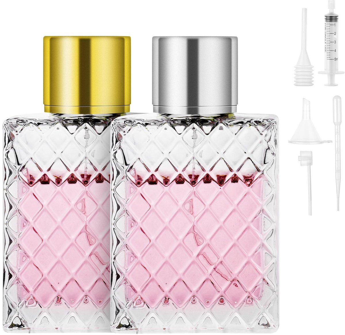 Parfumverstuiver navulbaar 100 ml - mini glazen spray flessen - draagbaar en handig voor reizen - ShopVlot