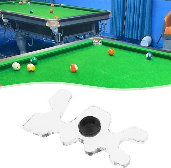 Transparante plastic houder voor biljartkeu, 11.5 x 6.5 x 4.5 cm, biljartaccessoires voor optimale grip en bescherming — afbeelding 5