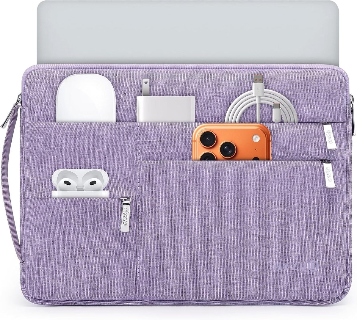 Laptop Sleeve voor 14-15 Inch MacBook Air - Bescherming, Waterdicht, Lilac Paars