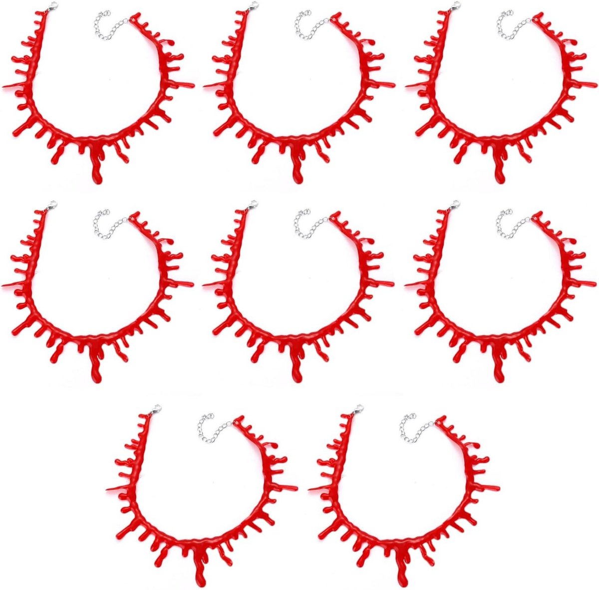 Halloween Vampier Choker Met Bloed Druppels - Creatieve Accessoires Voor Kostuums, Feestdecoratie En Maskerades