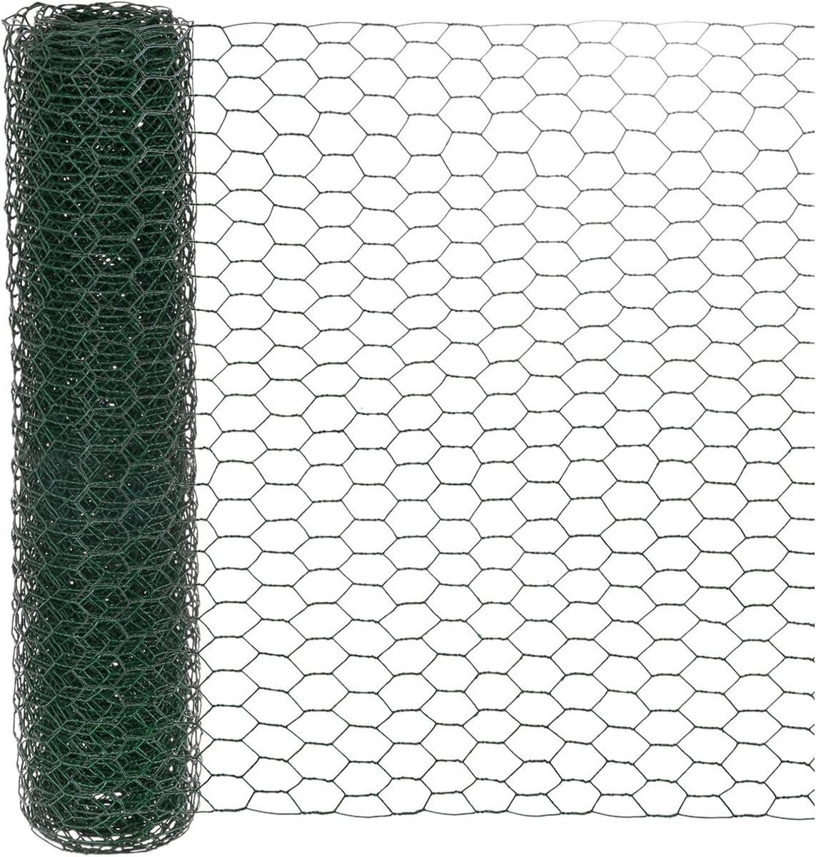 Kippengaas voor bloemstukken, gegalvaniseerd en PVC gecoat, ideaal voor ambachten, pluimvee en tuinprojecten, 14 x 157 inch