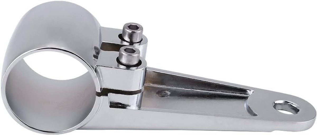 Verstelbare Verlichting Bevestigingsbeugel voor Motorfiets, 2 Stuks, Geschikt voor 35mm-41mm Voorvorken, Duurzaam en Roestvrij