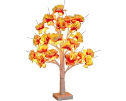 Roos Bloem Boom Lamp Led Tafellamp Gift Meisjes Vrouw Tieners Woondecoratie Batterij Aangedreven Slaapkamer Woonkamer Feest Bruiloft Valentijnsdag Moederdag Decoraties (Witte Roos) (Brich Tree-Roze)