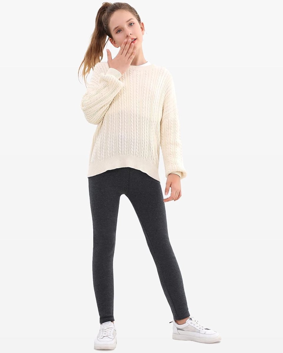 Meisjes Leggings Set van 2 - Comfortabele Katoenen Broeken voor Vrijetijdskleding en Activiteiten