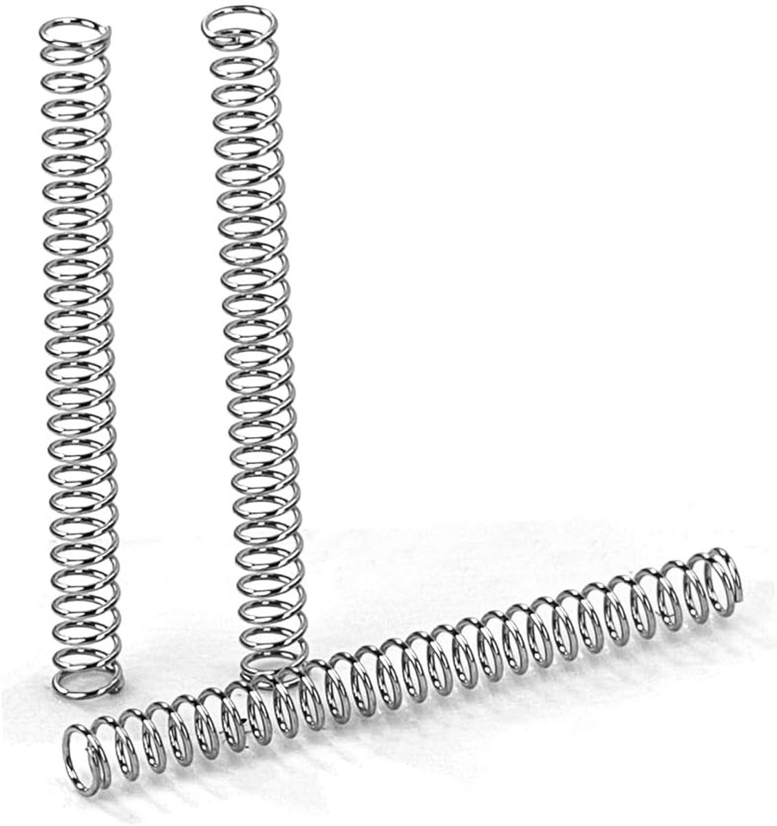 Compressieveren 20 mm RVS veer met 0,23 mm draaddiameter en 2 mm buitendiameter - 20 stuks voor optimale veerkracht en duurzaamheid