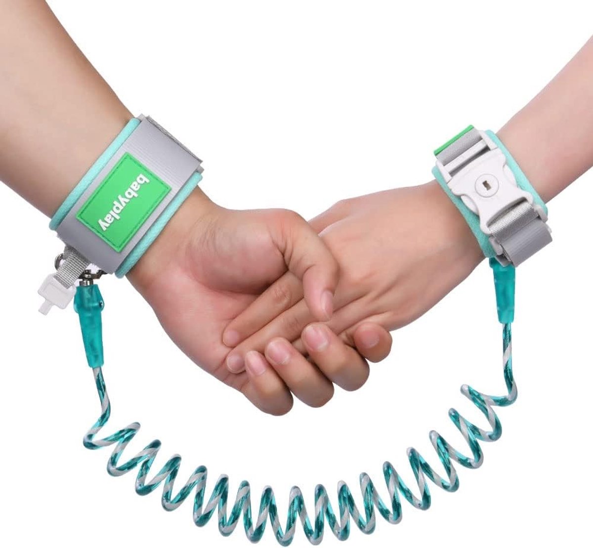Reflecterende Anti-verlies Polsband voor Peuters, 1.5M Veiligheidsriem met Sleutelslot, Ideaal voor Wandelen en Reizen met Kinderen