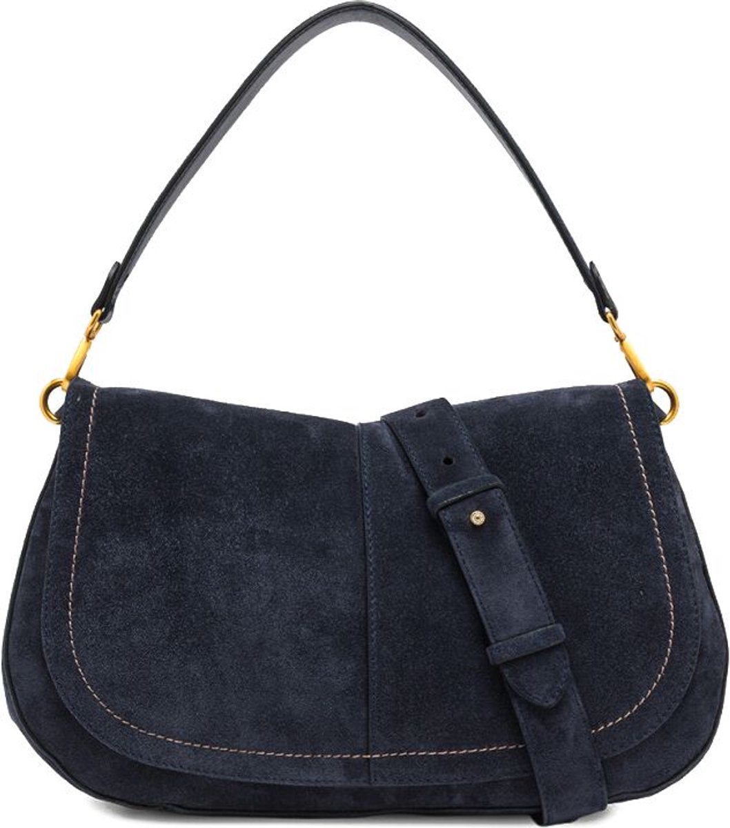 Gianni Chiarini Helena Round / Bs 12619 Handtassen Dames - Donkerblauw - Maat ONESIZE
