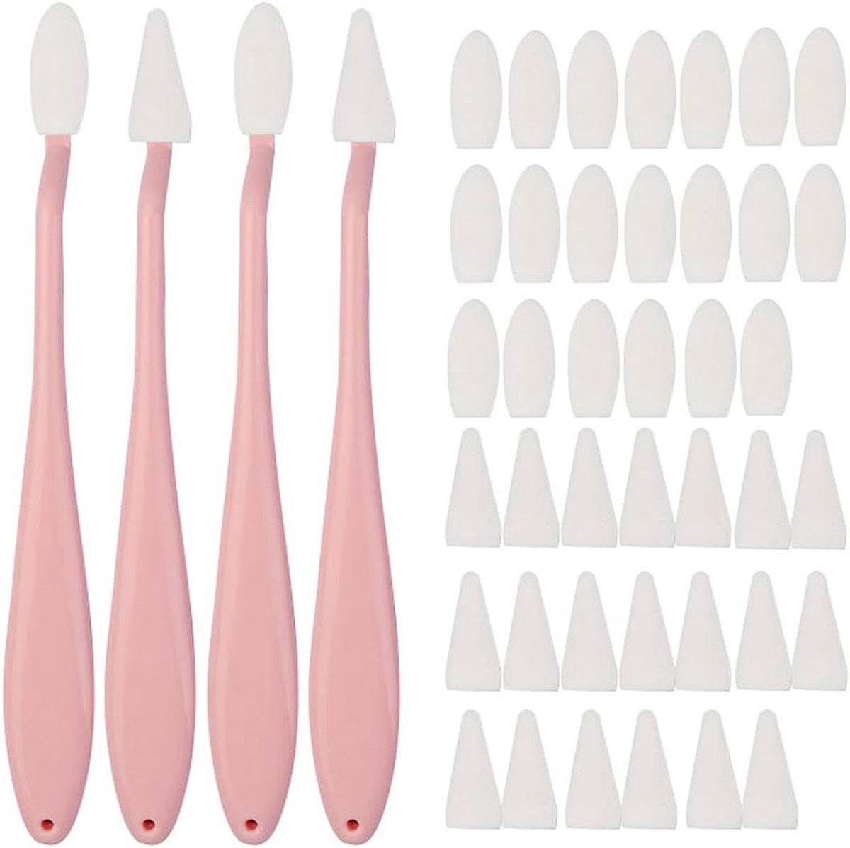 Set van 4 Spray Rubber Spons Gereedschappen met 40 Vervangnaalden voor Schetsen en Schilderen, Ideaal voor Kunstenaars en Creatieve Projecten