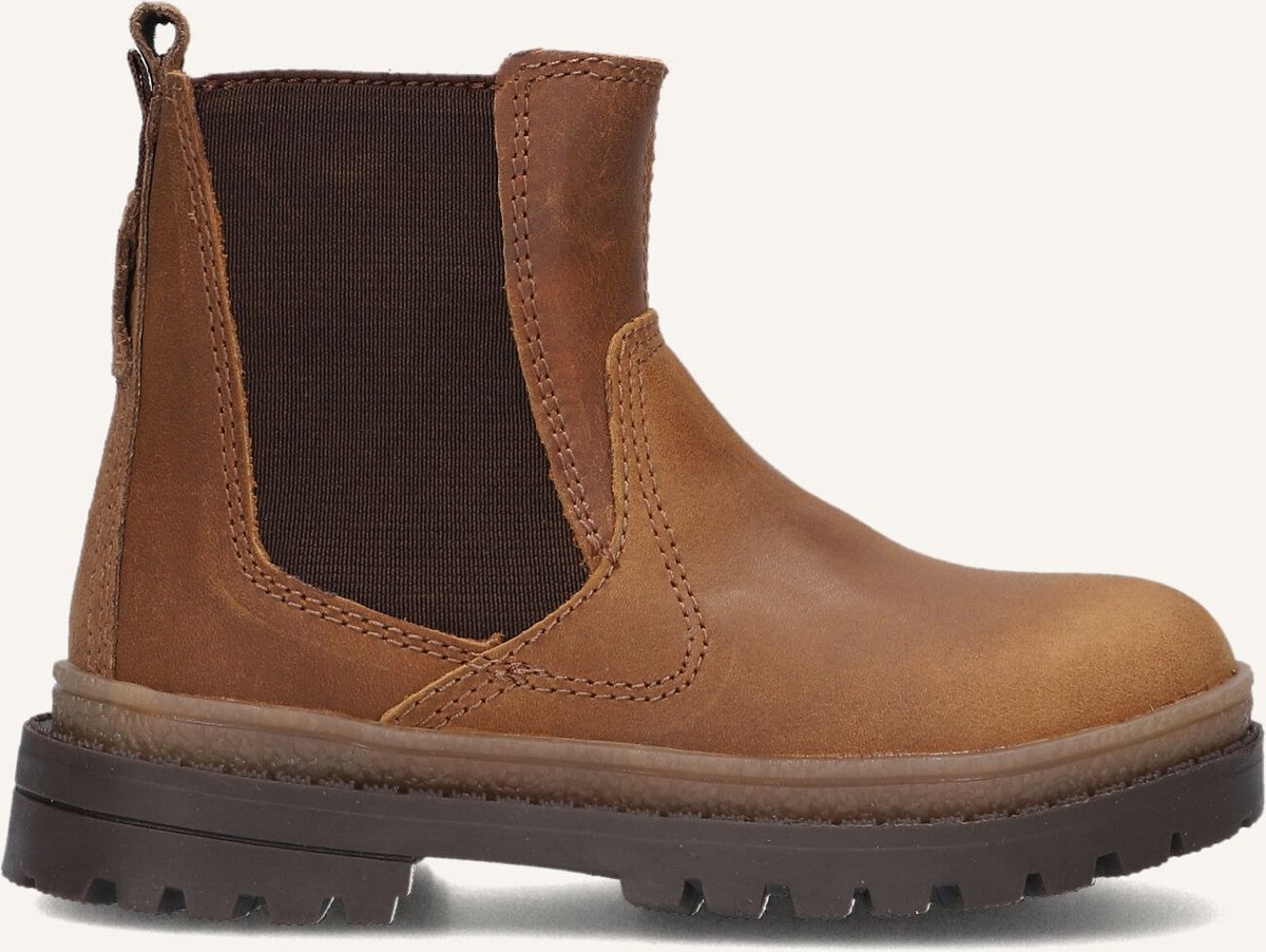 Ton & Ton Mikkel Boots Jongens - Cognac - Maat 24