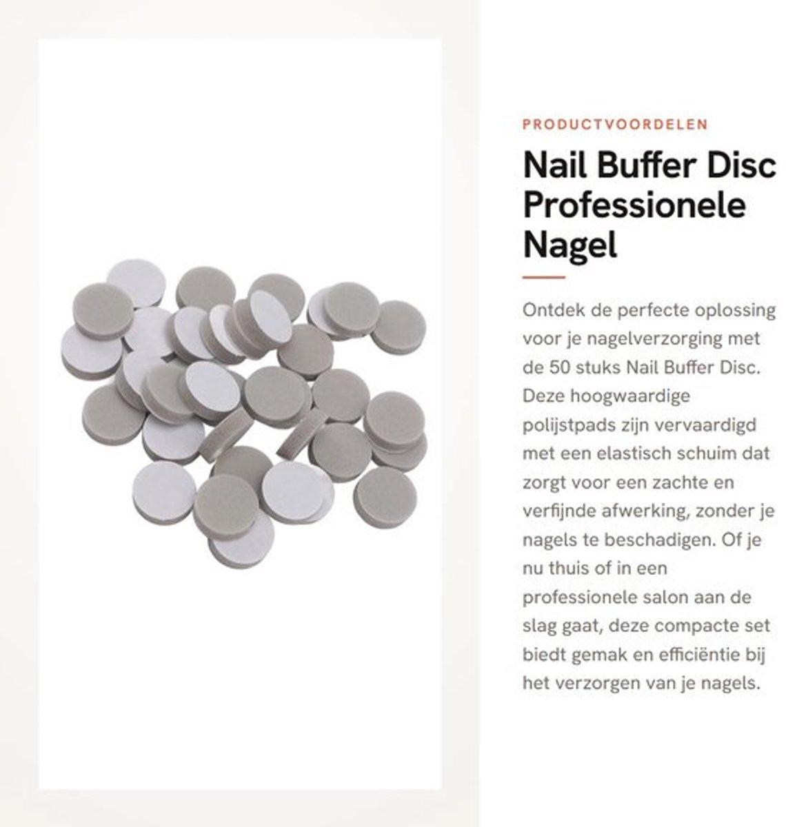 Nagelbuffer Set van 50 Stuks - Professionele Nagelverzorging - Polijstpad - Smoothing - Hoge Elasticiteit - Zacht en Veilig - Nagelvijl