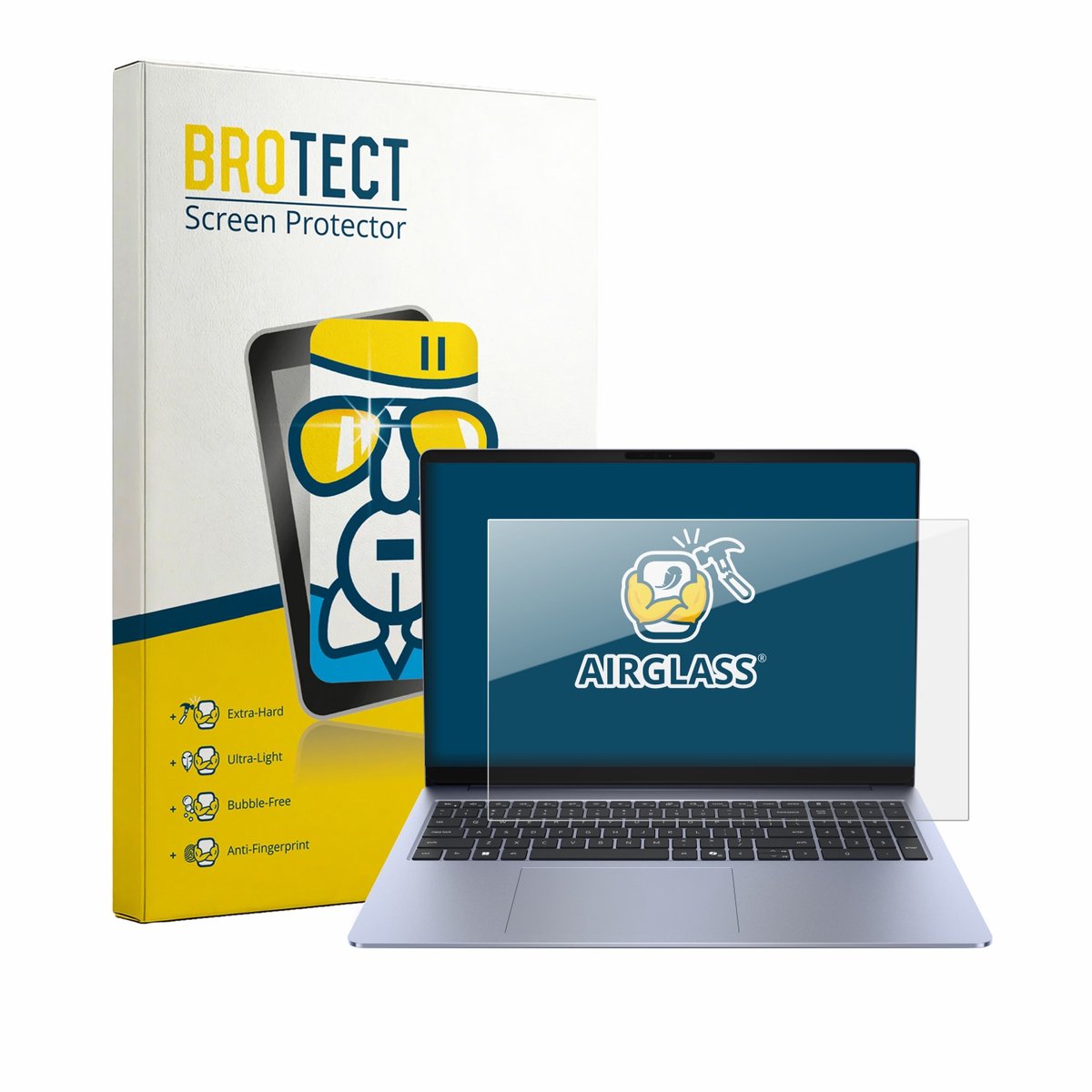 Screenprotector voor Dell 16S Beschermglas transparant