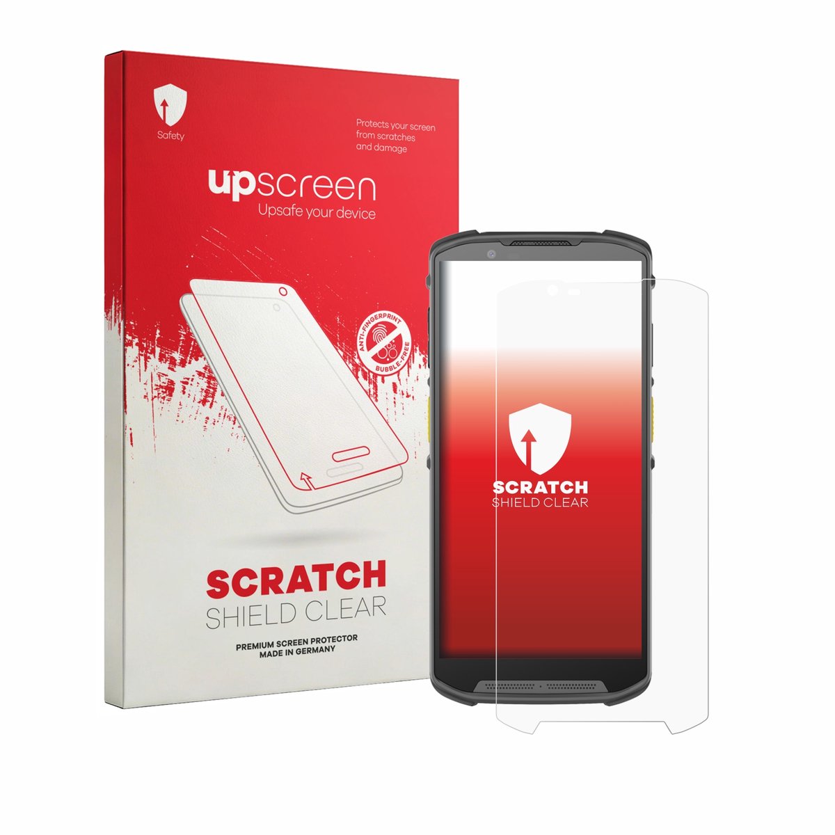 upscreen - Screenprotector voor Newland MT95 Kambur Pro III - Folie Beschermfolie transparant