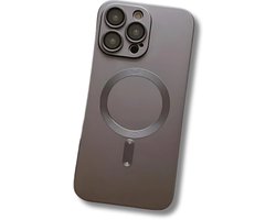 GREEN ON Lens Shield MagSafe TPU Case geschikt voor iPhone 16 Pro - Grijs