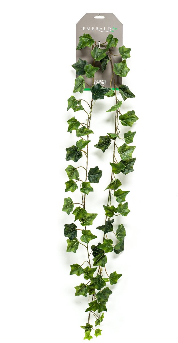 Emerald Kunst Hangplant Ivy garland groen 180cm - Kunstplant voor binnen