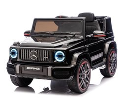 Mercedes G63 AMG Cabrio - Elektrische Kinderauto - 12V - met Afstandsbediening - Zwart