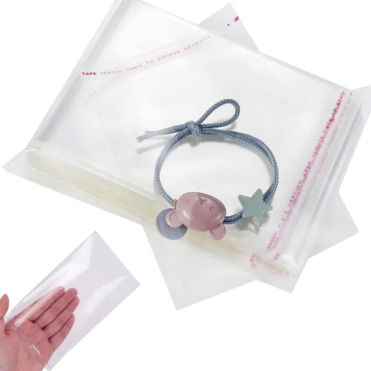 DIY-24H - 100 stuks foliezakjes - 87 maten om uit te kiezen - Transparante zakjes cellofaanzakken - ShopVlot
