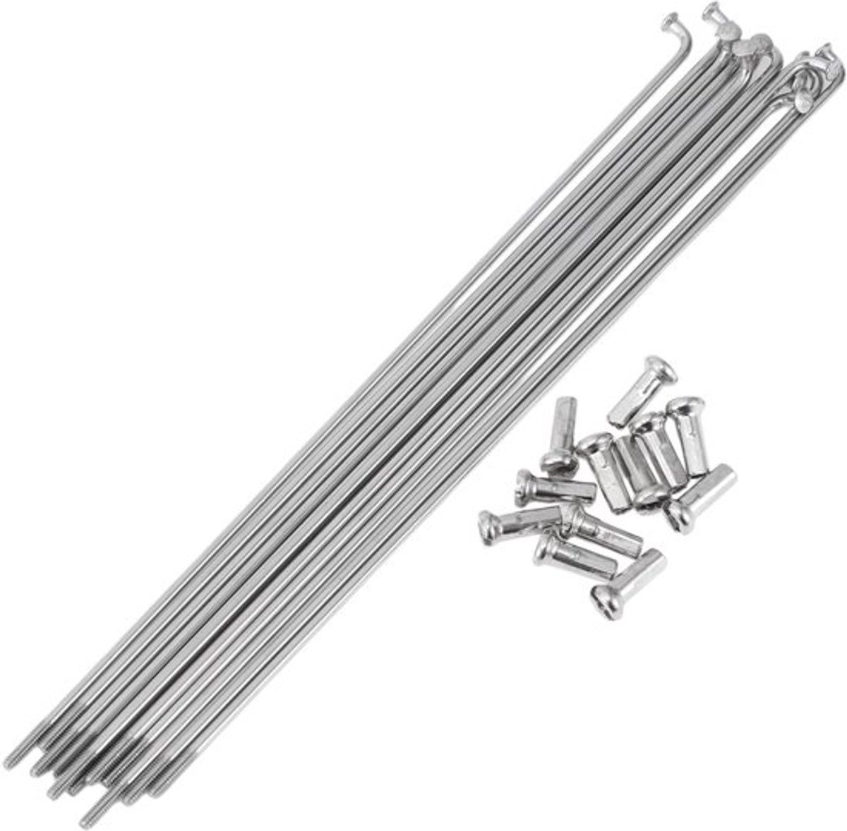 12 set 14G fietsspaken 167 mm fietswiel spaken 304 roestvrij staal zilverkleur