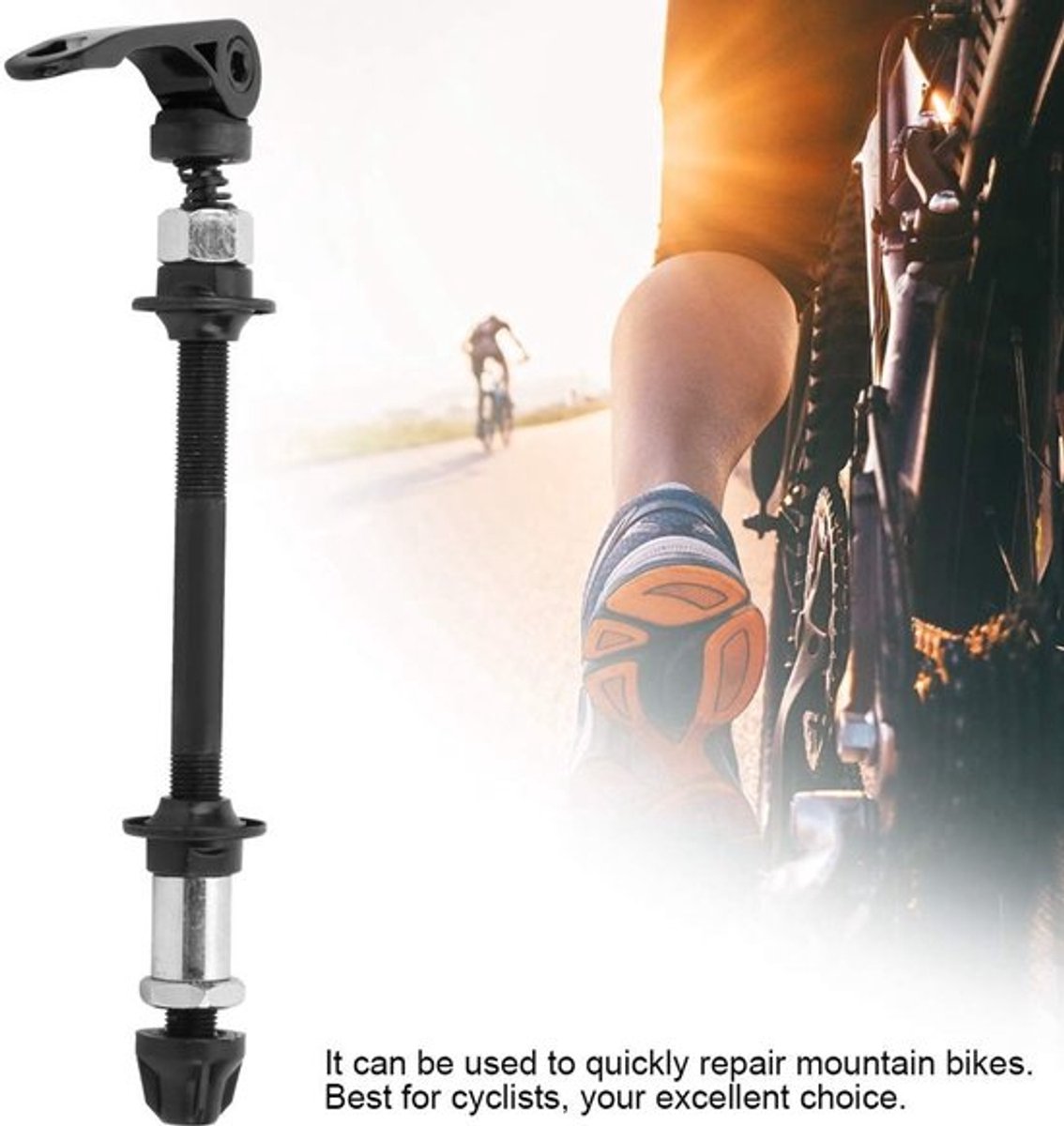 Fiets Hub Axle - Hollow Achteras 145 - Quick Release Achterwiel 175 Set - Elektrische Fiets Accessoires - Voor Fiets Enthusiast - Geschik...