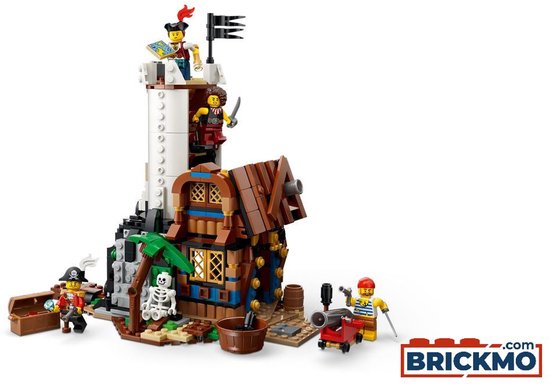 LEGO Creator 3in1 Klassiek Piratenschip Piraten Boot Speelgoed voor Kinderen 31387