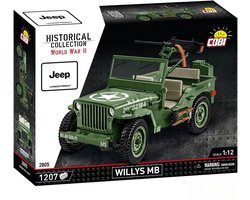 Pistolet COBI Willys MB et M2 à l'échelle 1:12 - COBI-2805