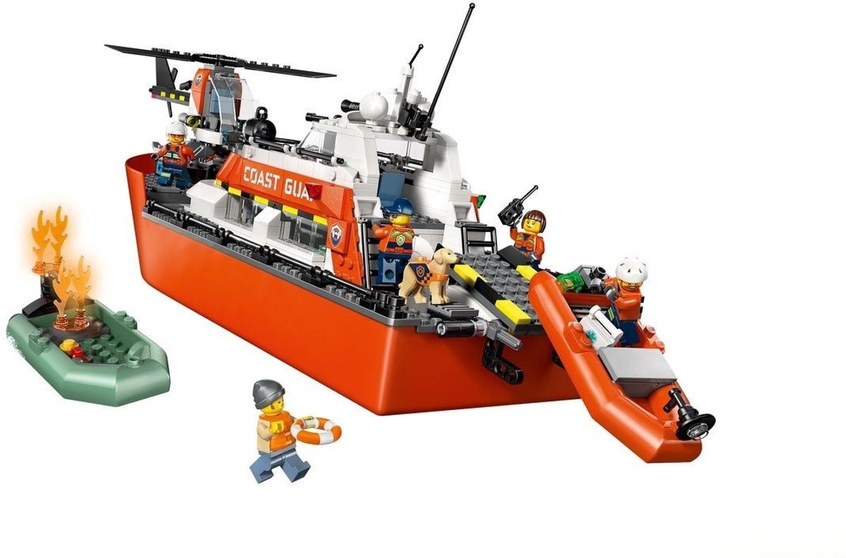 LEGO City Exploration - Kustwacht Reddingsboot - Met Helikopter — cadeau in Spellen & Speelgoed - foto 7