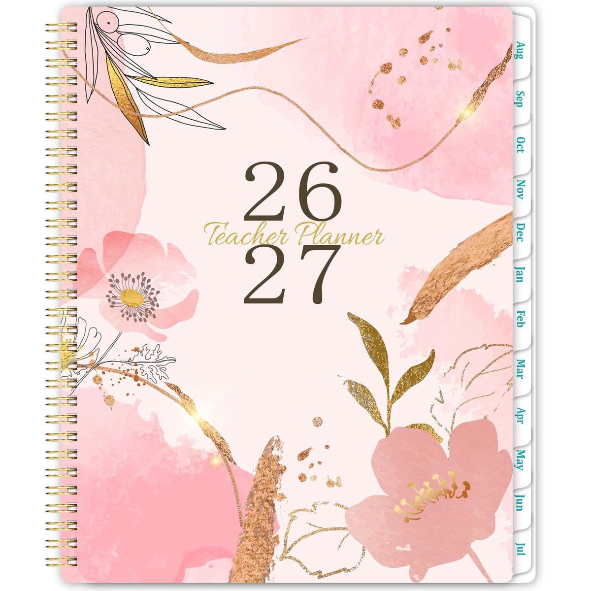 SnelShoppen - Lerarenplanner 2025-2026 - Weekto View Lesplanner, Academisch Dagboek voor Leraren, Roze, van Augustus 2025 tot Juli 2026, Lesplanboek v