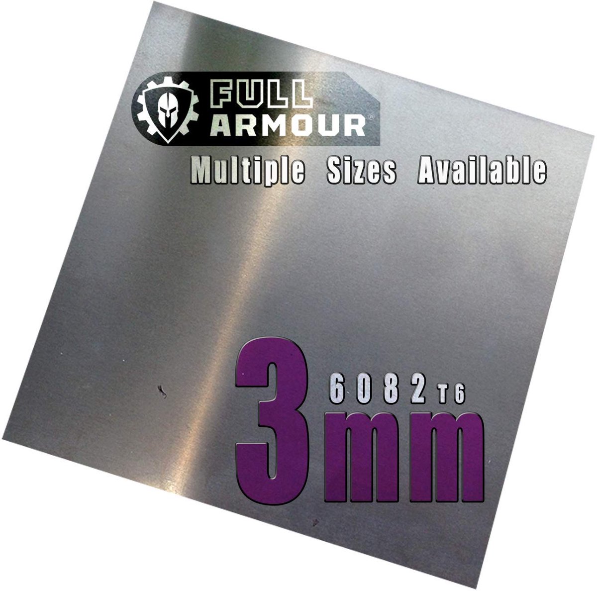3mm Aluminium plaat - 100mm x 100mm (10cm x 10cm) - ShopVlot