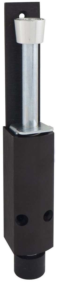 SnelShoppen - Deurstopper 60 mm, Aluminium Donker Brons, Slagdeurstop, 1 Stuk, Perfect voor Thuis, Kantoor, en Deuren