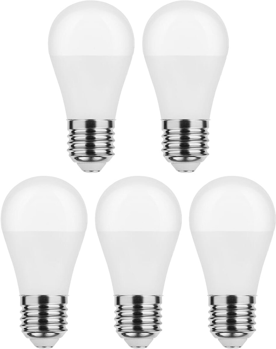 Modee E27 LED Lamp - 8.5W 806LM 2700K - Warm Wit - LED Globe Mini G45 - Vervangt 60W Halogeen Gloeilamp - 5 stuks