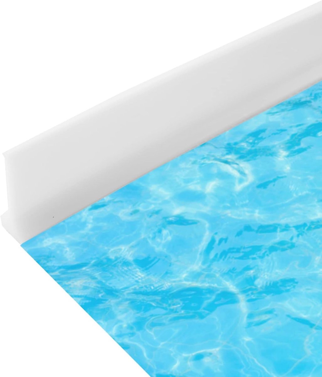 Beschermstrip voor Douche, 1M, Siliconen Doucheafdichting, Vouwbare Douchedeur Drempel, Zelfklevend, Waterdichte Douche Strip, Voorkom Waterschade en Lekken