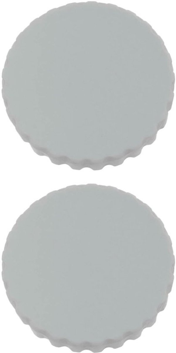 Winterafdichtingsset Vorstbestendig - 2x Zwembad Winterpluggen - 2x Afdichtingen - Kunststof/Rubber - Afmetingen 9x9x1,1 cm - Zwembadplug