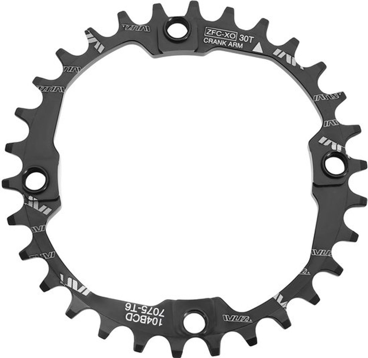 Kettingblad 30T - 104BCD - Geschikt voor 8/9/10/11/12 Speed - Duurzaam 7075 Aluminium - CNC-gesneden - Antislip Tandontwerp - Fietsring
