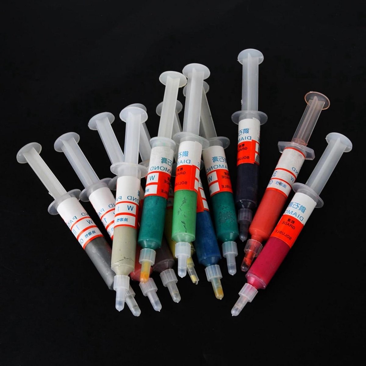 Polijstpasta Set - Metaalpoetsmiddel - Sieraden Polijsten - Hoge Snijefficiëntie - 12 Stuks - Niet gespecificeerd